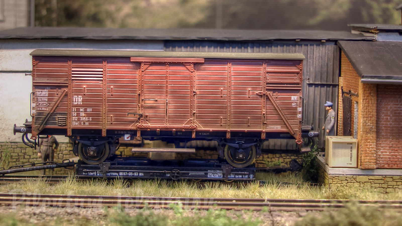 Bellissimo plastico di treno a vapore delle ferrovie sassoni a scartamento ridotto