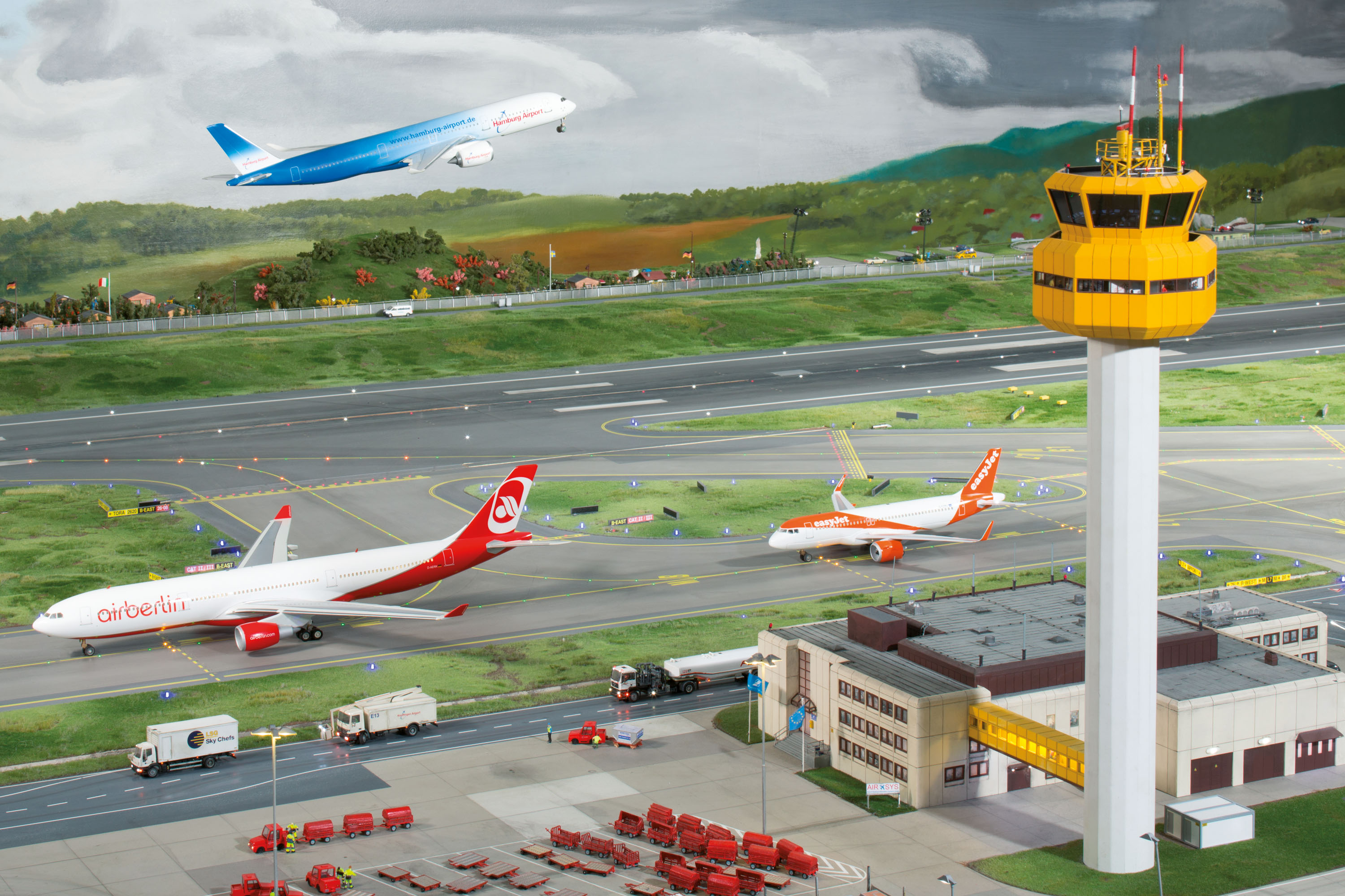 Il più grande aeroporto in miniatura nel Miniatur Wunderland - Il più grande mini scalo del mondo